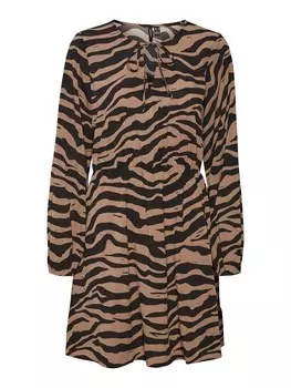 Платье VERO MODA VMShilah Naja, светло-коричневый