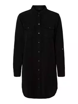 Платье Vero Moda VMSILLA LS SHORT DRESS, черный