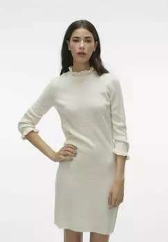 Платье Vero Moda VMSOFIA RUFFLE 3/4 SHORT EXC, цвет birch