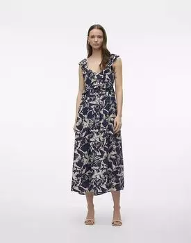 Платье Vero Moda в темно-синем блейзере 1
