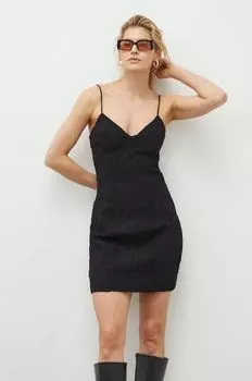 Платье Verona из жатого жаккарда 2ndday, черный