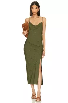 Платье Veronica Beard Chapel, цвет Bright Army