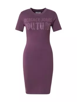 Платье Versace Jeans Couture Dress, цвет Plum