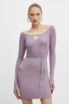 Платье Versace Jeans Couture, розовый