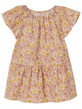 Платье vertbaudet, оранжевый