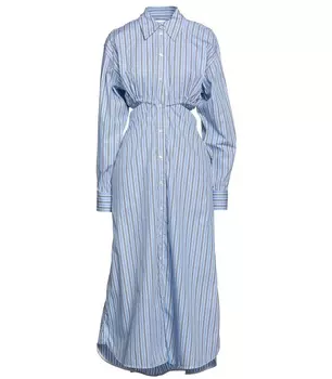 Платье Victoria Beckham Midi, голубой