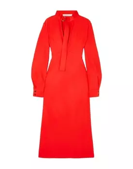 Платье Victoria Beckham Midi, красный