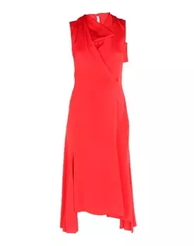 Платье Victoria Beckham Midi, светло-красный