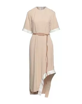 Платье Victoria Beckham Midi, темно-бежевый