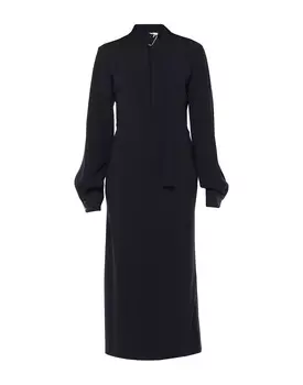 Платье Victoria Beckham Midi, темно-синий