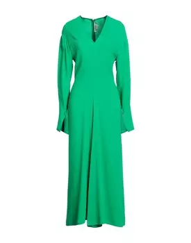 Платье Victoria Beckham Midi, зеленый