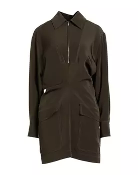 Платье Victoria Beckham Office, темно-зеленый