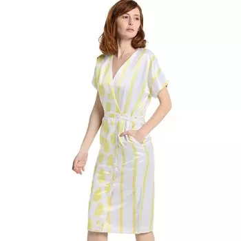 Платье Victorio & Lucchino Midi Crusader Lemon Line, коричневый