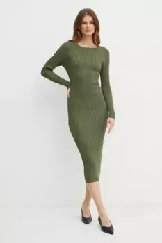 Платье VIGO Bardot, зеленый