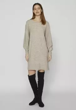 Платье VILA БАЛЛОНЭРМЕЛЬ, цвет natural melange