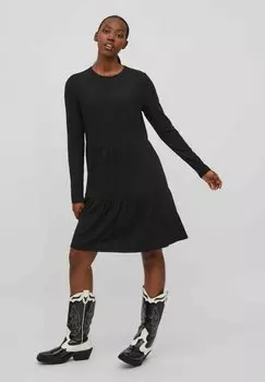 Платье VILA, цвет black