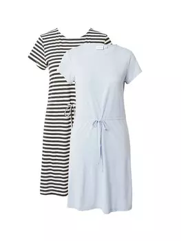 Платье VILA, цвет Light blue/Black