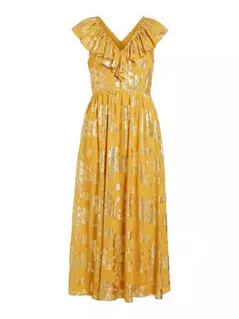 Платье VILA Dress Jaya, желтый