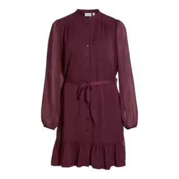 Платье Vila Falia long sleeve, фиолетовый