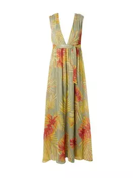 Платье VILA FLORI, хаки