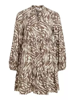 Платье VILA Jade, цвет Beige/Brown