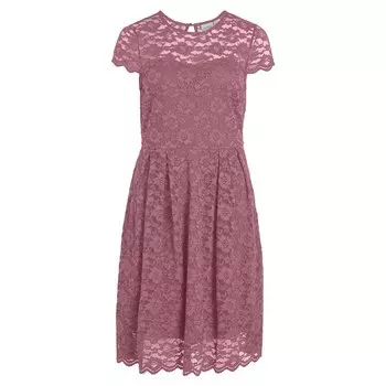 Платье Vila Kalila Midi, розовый