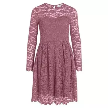 Платье Vila Kalila Midi, розовый