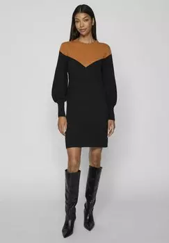 Платье VILA LANGRMELIGES, черный