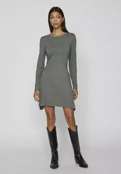 Платье VILA LANGRMELIGES, цвет laurel wreath