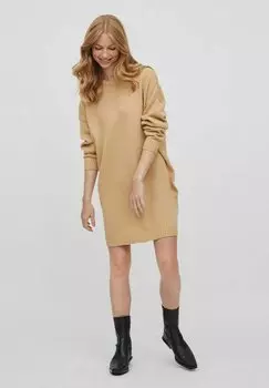 Платье VILA LANGRMELIGES, цвет sesame