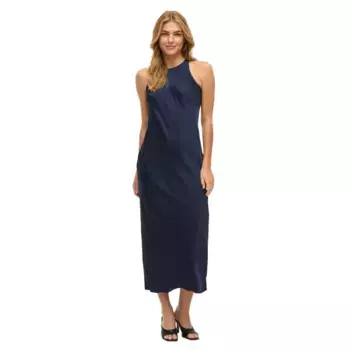 Платье Vila Ravenna sleeveless long, синий