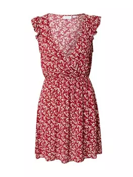 Платье VILA Sanne, рубиново-красный