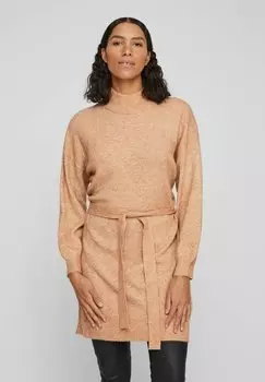 Платье VILA TAILLENGRTEL, цвет tobacco brown