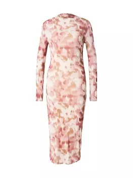 Платье VILA VINATURE, цвет Camel/Ivory