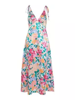 Платье Vila Ximena, персик