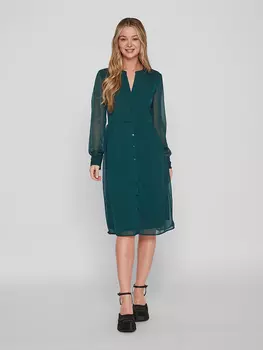 Платье Vila, зеленый