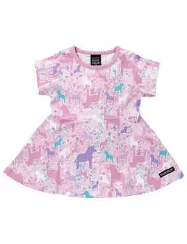 Платье Villervalla Dala LGT Bloom, розовый