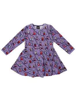 Платье Villervalla Kleid Eule, фиолетовый