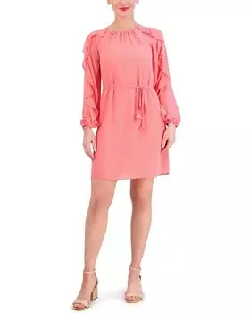 Платье Vince Camuto Chiffon Float, цвет Coral
