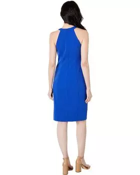 Платье Vince Camuto Cut Out Detail Bodycon Cocktail Dress, кобальтовый