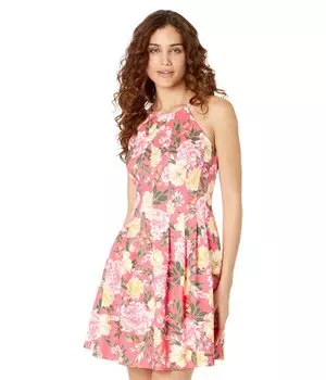 Платье Vince Camuto, Scuba Halter Fit-and-Flare