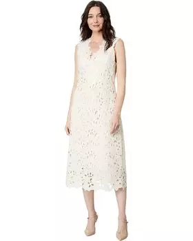 Платье Vince Nouveau Lace V-Neck, цвет Gesso