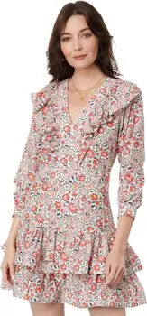Платье Vineyard Vines Ivy Ruffle Dress, цвет Floral Multi/Stone