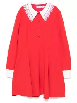 Платье Vivetta с кружевными деталями, красный