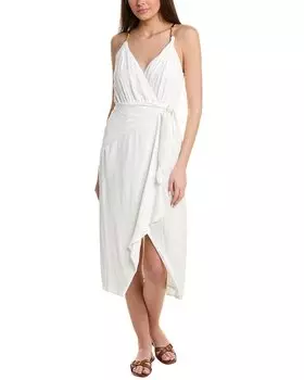 Платье ViX Solid Carly Midi, белый