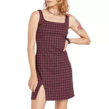 Платье Volcom Chicheck Urself, баклажановый