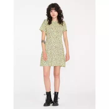 Платье Volcom Surfpunk Short Sleeve Short, зеленый