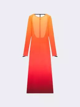 Платье «Вторая кожа» Courrges, цвет gradient sunset
