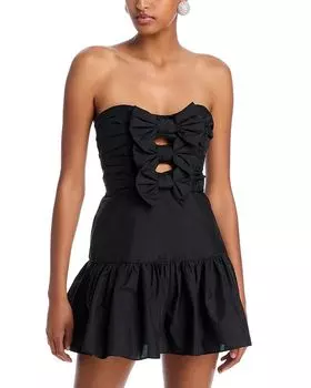 Платье Вудлоу LoveShackFancy, черный