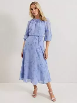 Платье в цветочек от liona Phase Eight, синий